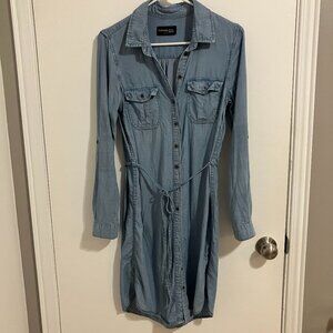 Parasuco Jeans Shirt Dress Button Up Size Small
